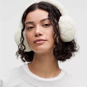 White Lululemon Earmuffs